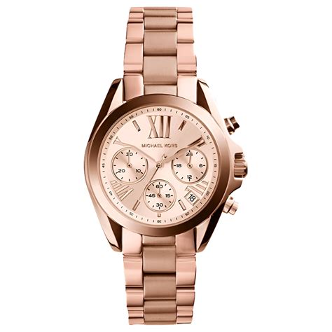 michael kors women's mk5799 bradshaw mini rosegold|michael kors rose gold.